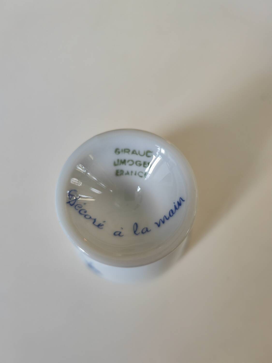 Chantilly porcelain egg cup