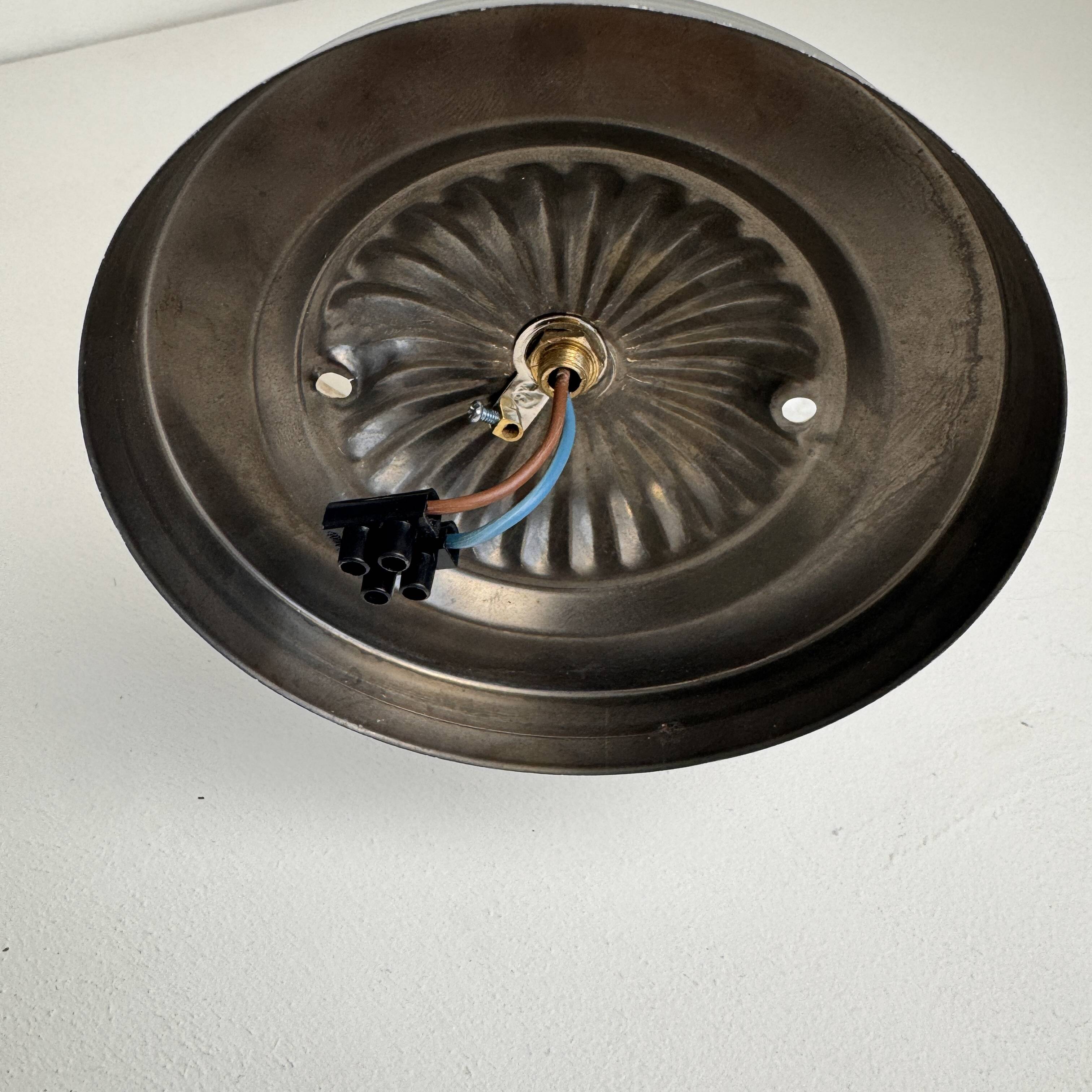 VINTAGE CLICHY GLASS WALL LIGHT