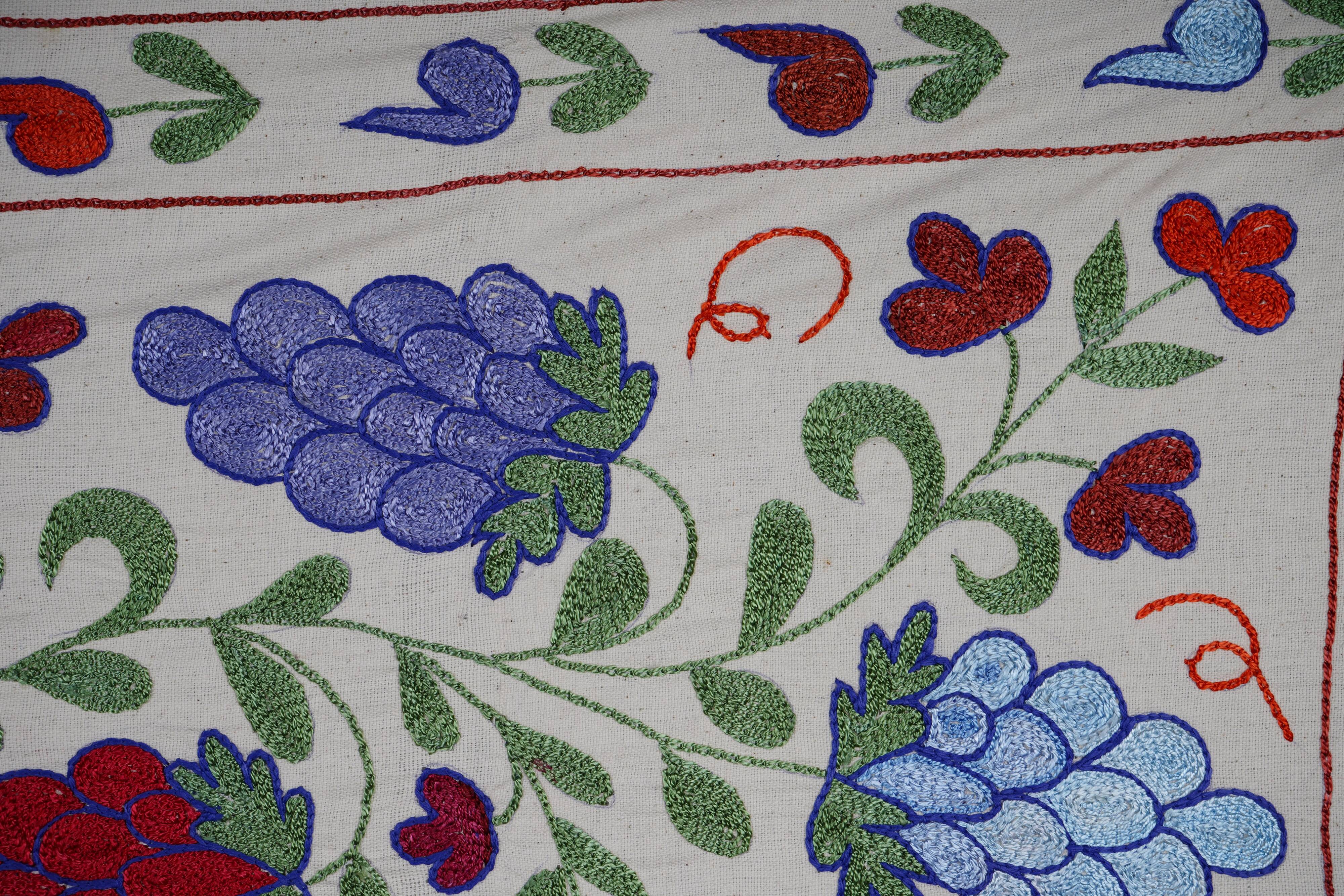 Hand-knotted rug, vintage Turkish rug 43x182 cm