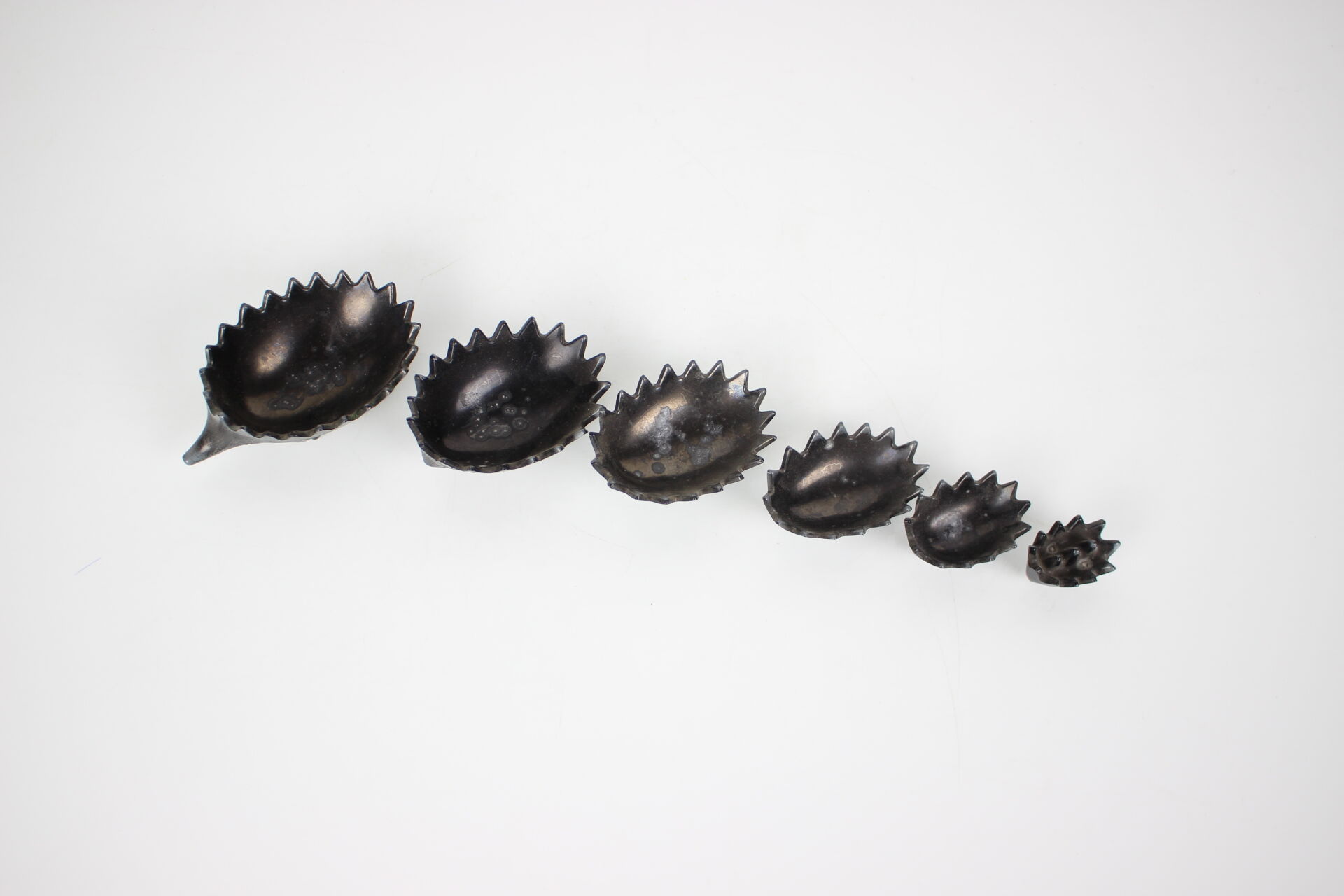 Mid-century metal ashtray in the shape of a hedgehog, 1960