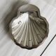 Shell-shaped jewelry holder or butter dish