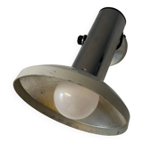 Wall light in metal and chrome-plated plastic