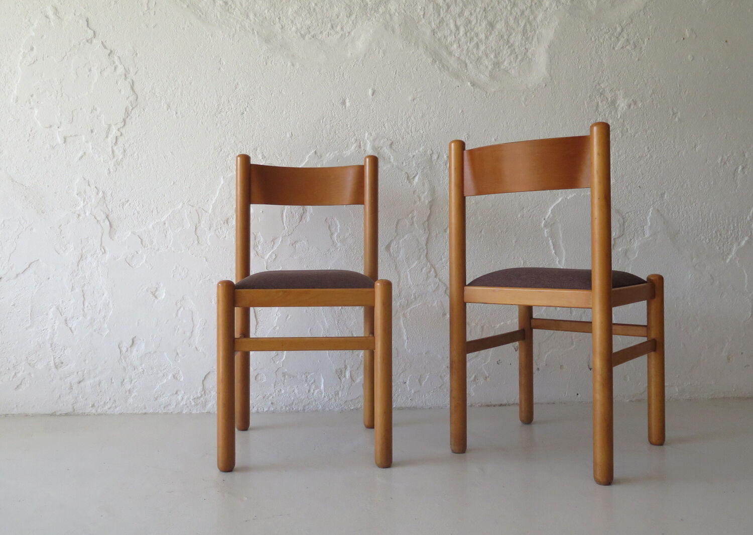 Swedish upholstered dining chairs 1960s.
