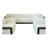 1973 “Cornaro” Sofa & Armchair Set by Carlo Scarpa for Simon