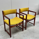 2 armchairs designed by Peter Hvidt and Orla Mølgaard Nielsen, for Søborg Møbelfabrik, Denmark, 1960s