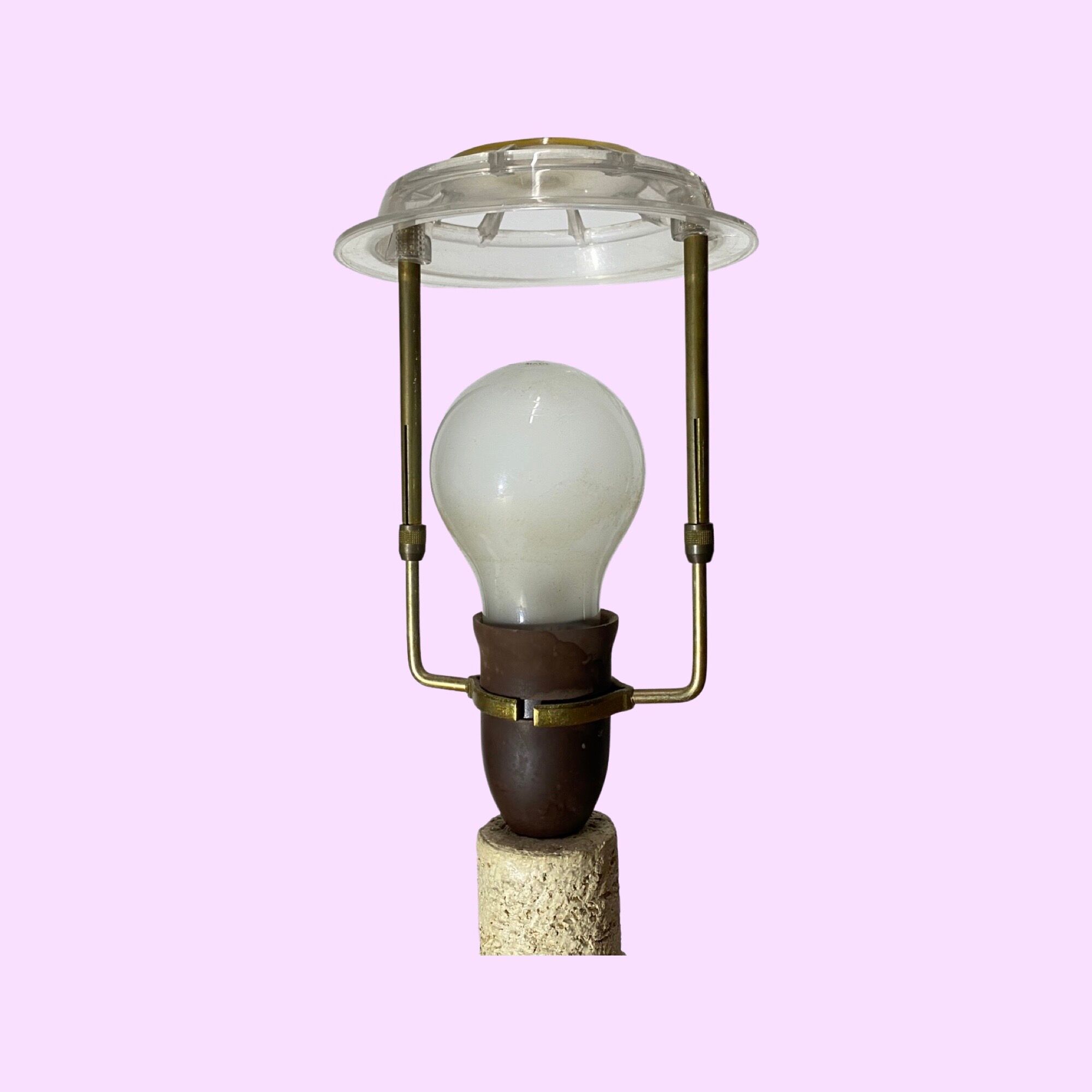 Vintage Table Lamp 'Made In Denmark' | Mid-century Danish Ceramic Lighting | Ceramic Lamp With Shade