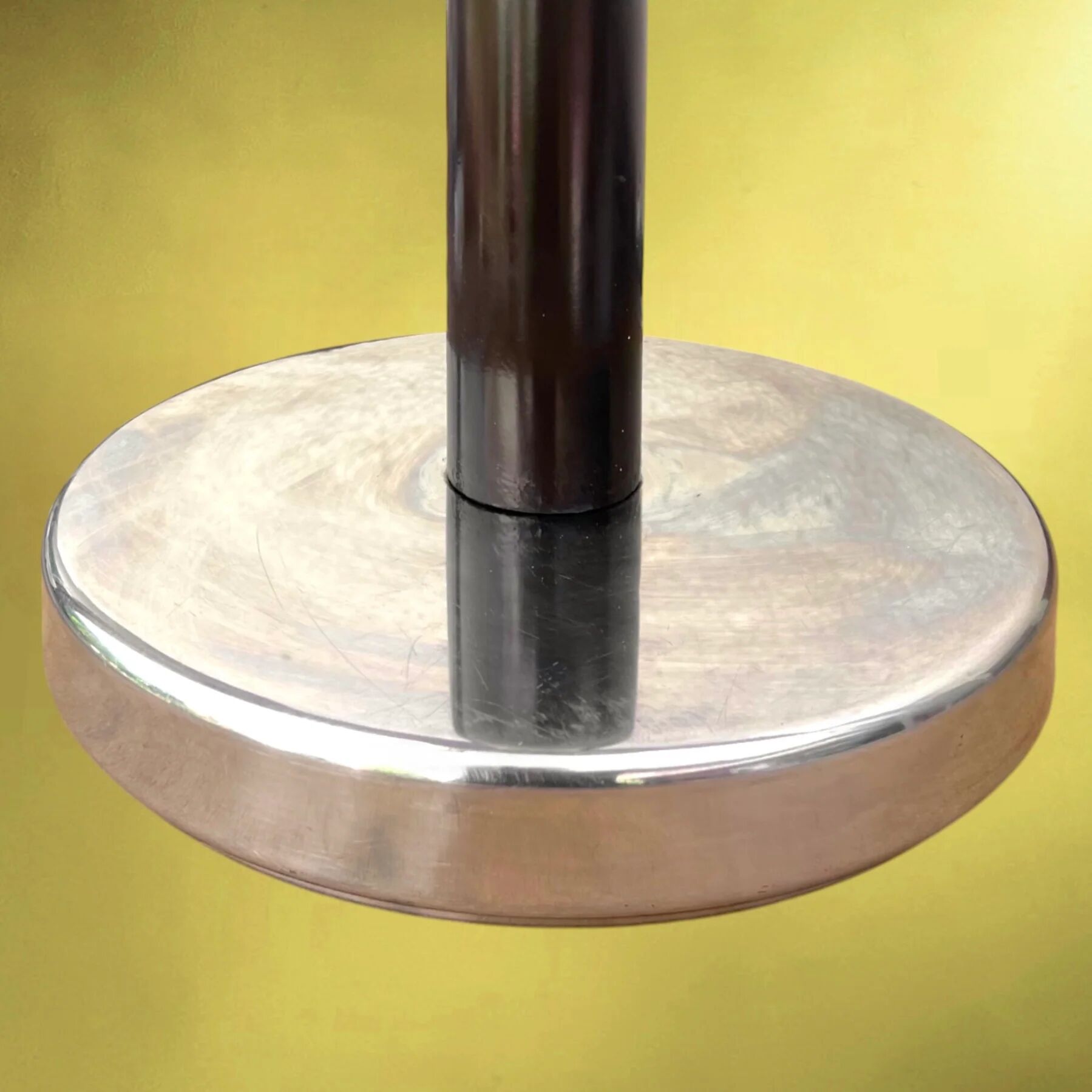 Ettore Sottsass bucket holder column for Alessi stainless steel 18/10 - Italian design