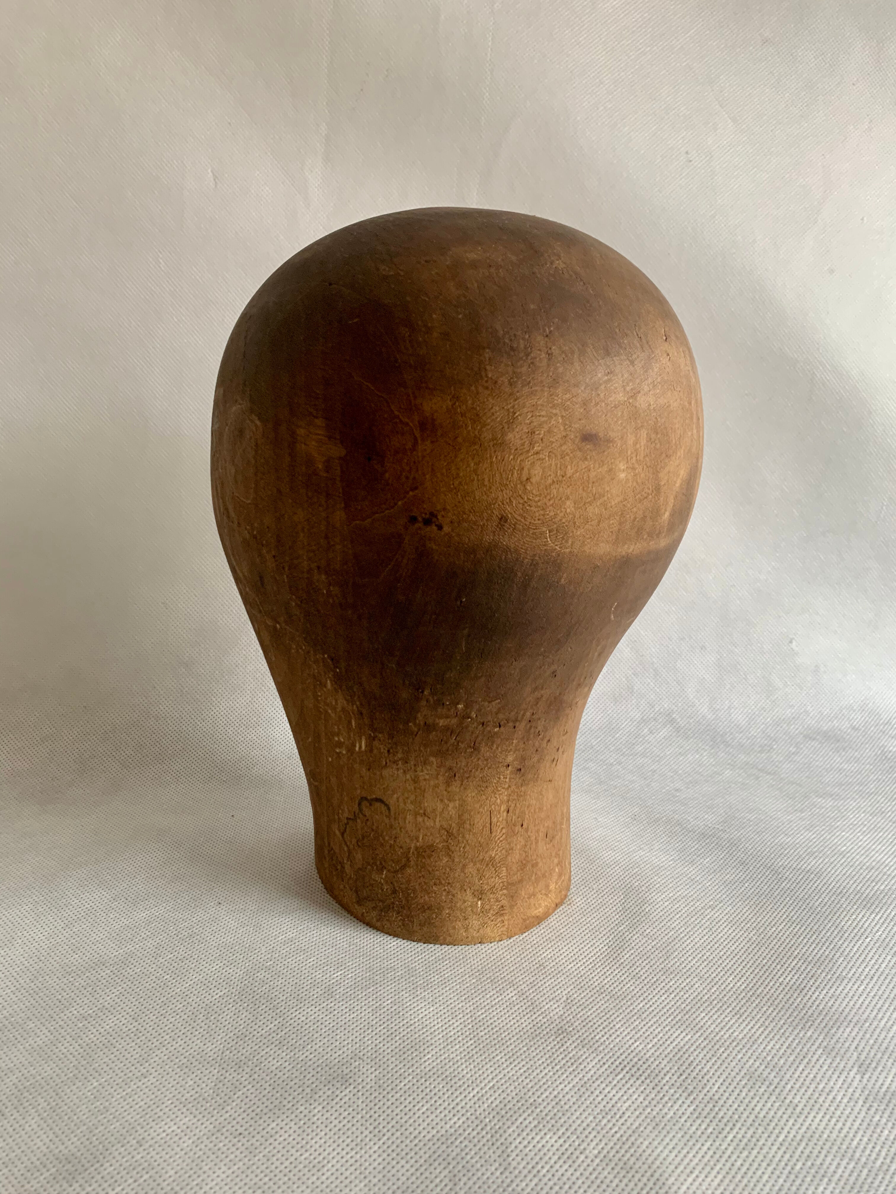 Wooden Wig Head, 1950s