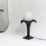 Ceramic palm tree lamp, 80s
