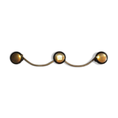 Porte-manteau vintage trois patères