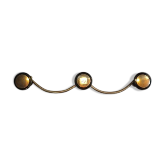 Vintage coat rack three hooks