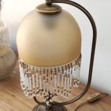 Pair of bedside lamps with grapevines