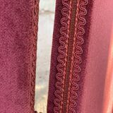 Old wooden screen covered with velvet 4 sheets