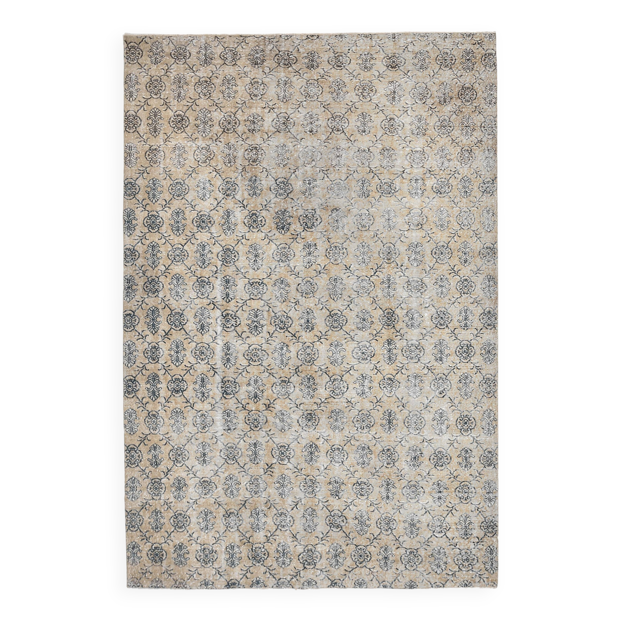 Light Mustard & Black Turkish Rug 215x296Cm SK 240852