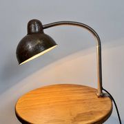 Lampe de table à col de cygne d'atelier industriel, années 1960