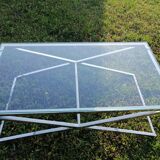 Table basse verre John Lewis Alice table basse134x h44x70