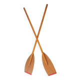 Pair of wooden oars / paddles