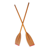 Pair of wooden oars / paddles