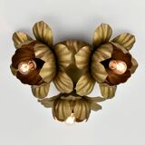 Plafonnier italien en tôle peinte, milieu du XXe siècle, années 1960