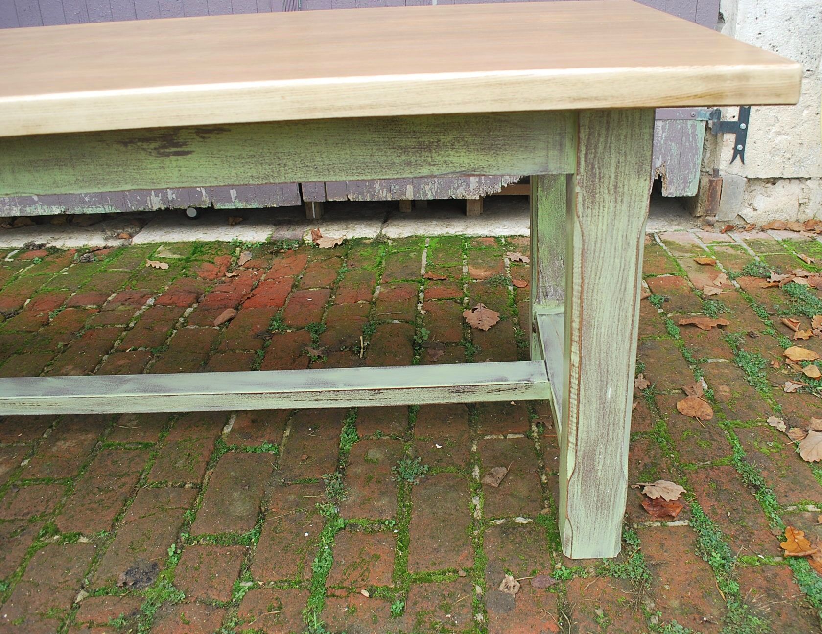 Oak farm table