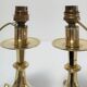 Pair of tripod lamps gilded bronze fondeur Poussielgue-Rusand