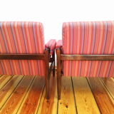 A pair of armchairs, vintage, 60s