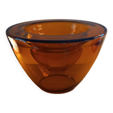 Coupe en verre ambré début 2000's