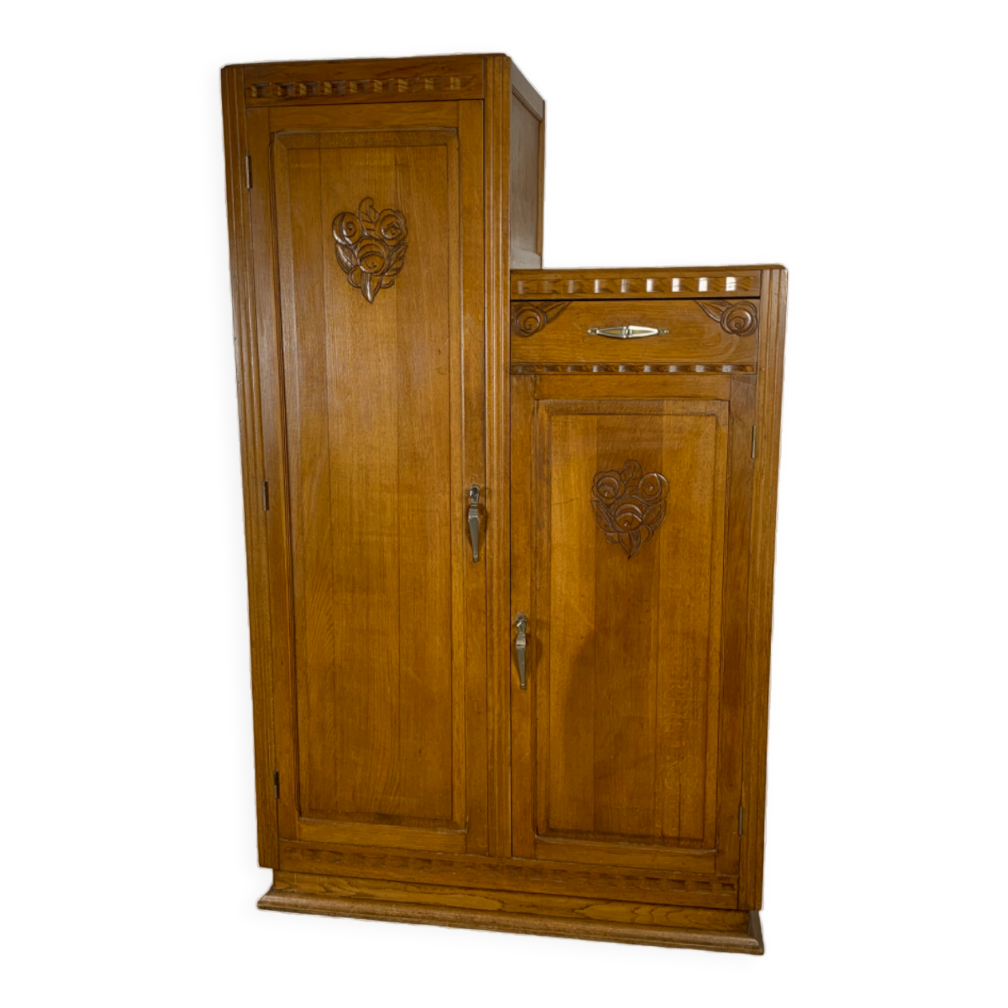 Asymmetrical art deco cabinet