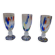 3 verres à pied