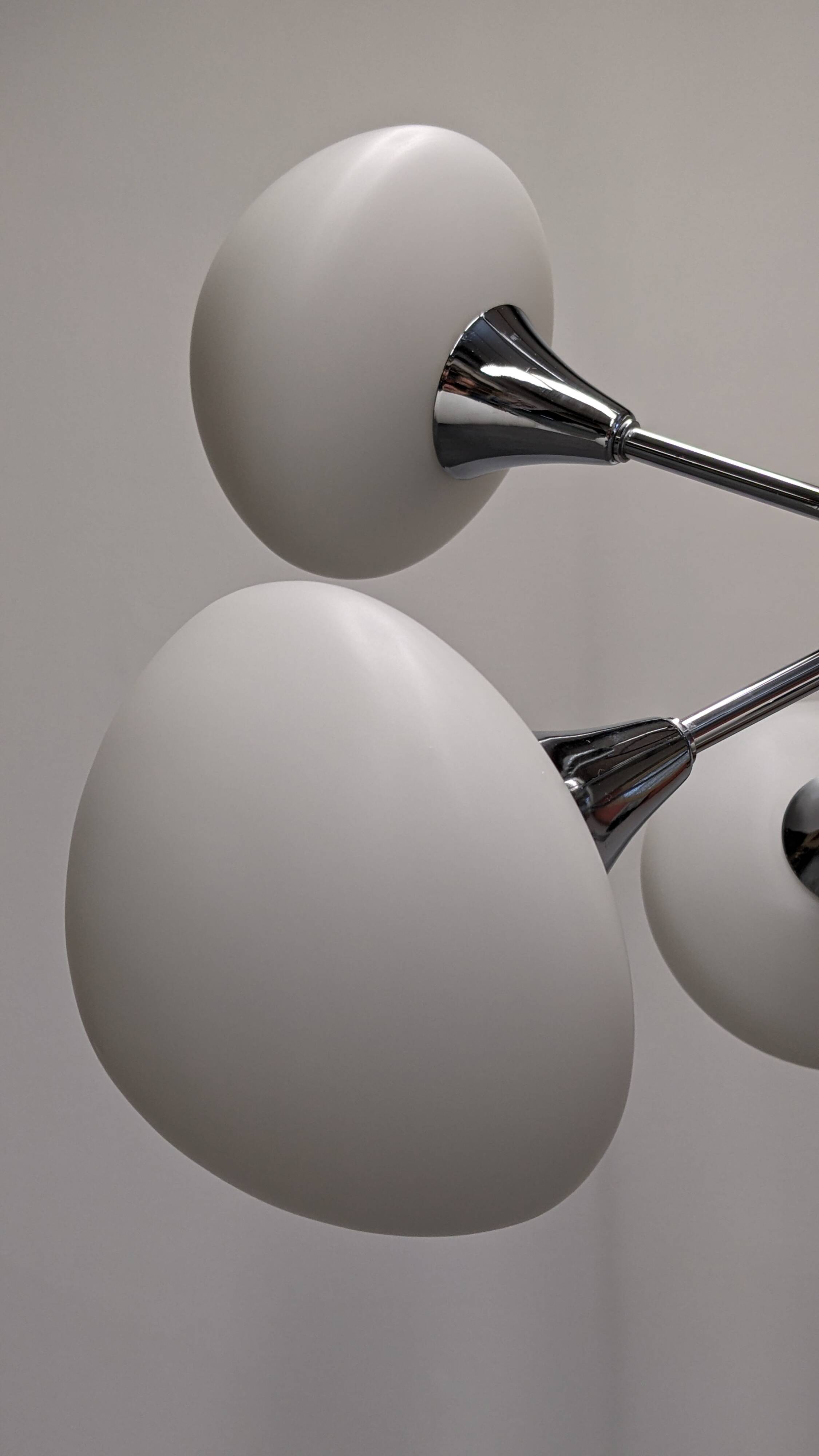 Space Age Sputnik chandelier with 6 lights, 50s-60s