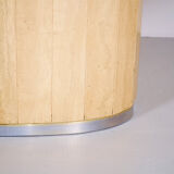 Travertine dining table Jean Charles 70s