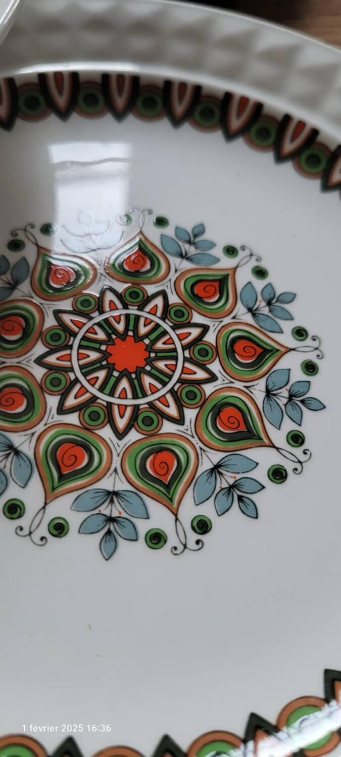 4 assiettes à dessert Pontesa Ironstone