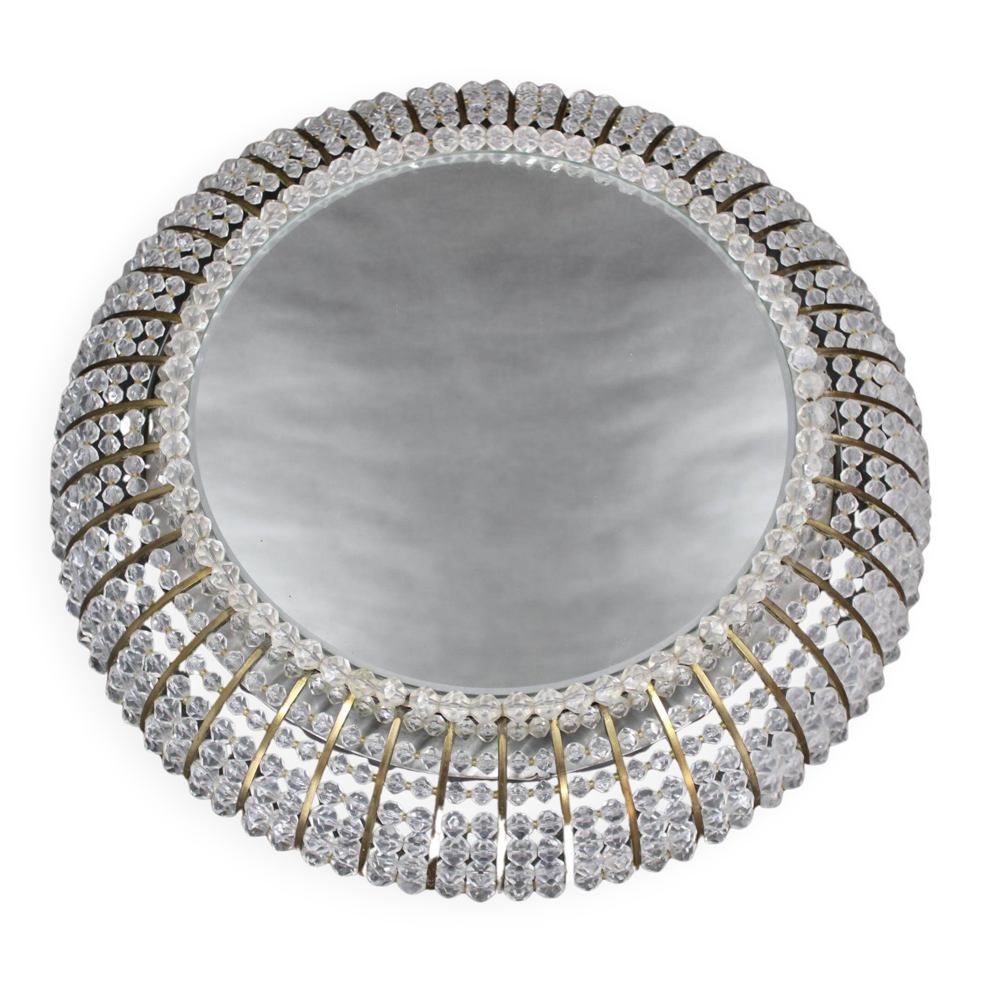 Hollywood Regency illuminated wall mirror, Austria, 1970s