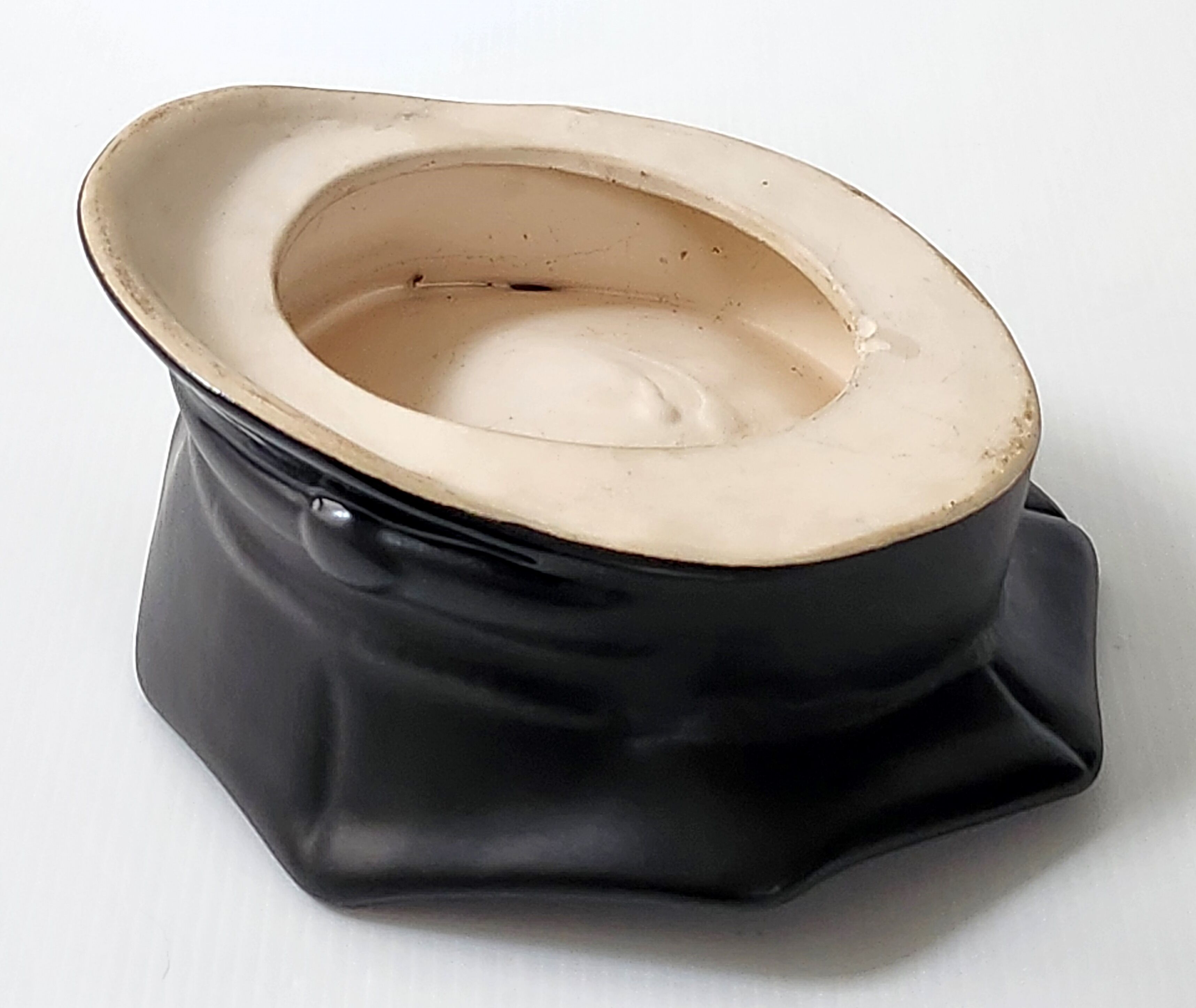 Ashtray cap vintage 1980 ceramic
