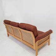 Sofa edited by Ulferts Sweden Wooden Structure, canna 1960s