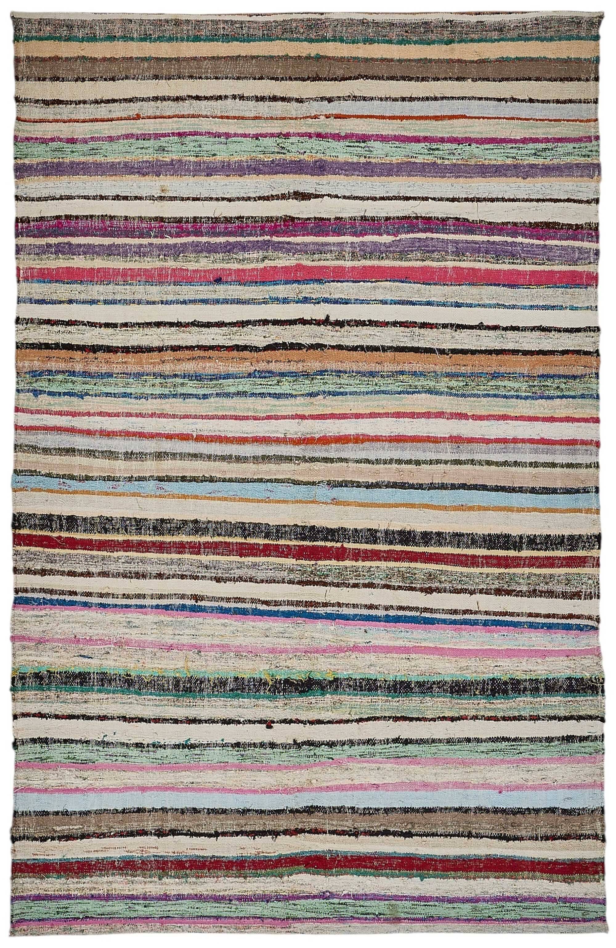 Turkish Handwoven Flatweave Chaput Kilim 187 cm x 294 cm