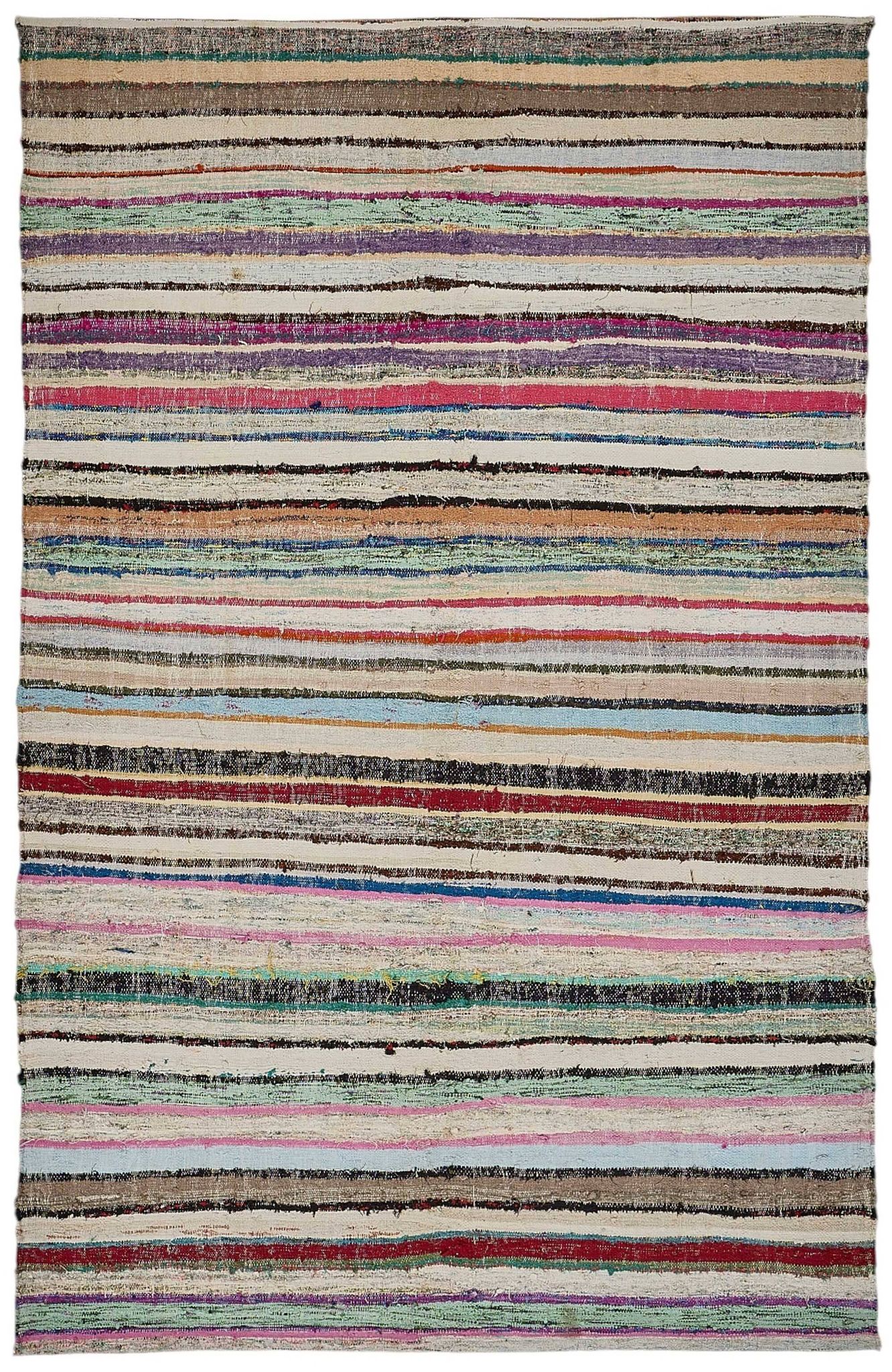 Turkish Handwoven Flatweave Chaput Kilim 187 cm x 294 cm