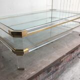 Plexiglas showcase coffee table