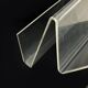 Vintage magazine rack, transparent plexiglass magazine rack