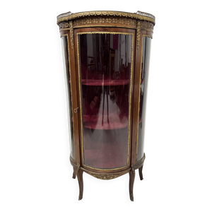 Vitrine Galbée de style - placage