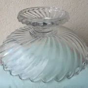 Glass compote Portieux