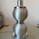 Vintage Maison Delmas lamp in brushed aluminum – Space Age design