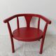 Baumann wooden children's armchair, Liberty cushion, 1950s