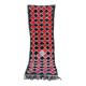 Moroccan carpet red/black - 76 x 253 cm