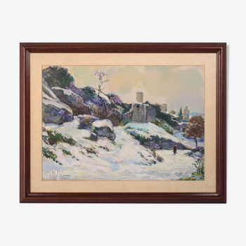 Impressionist Snowscape