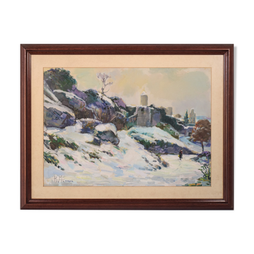 Impressionist Snowscape