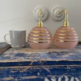 Pair of Art Deco wall lights