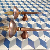 Pair of torch sconces