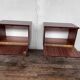 Pair of bedside tables rosewood
