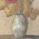 Bouquet of flowers, oil on wood panel, signed Vlad Tiberin.